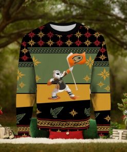 Anaheim Ducks Cartoon Funny Christmas Ugly Sweater