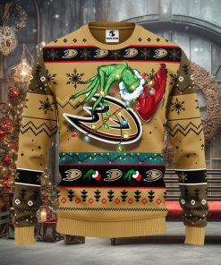 Anaheim Ducks Grinch Christmas Ugly Sweater