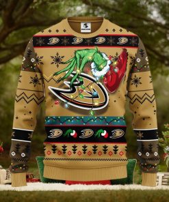 Anaheim Ducks Grinch Christmas Ugly Sweater