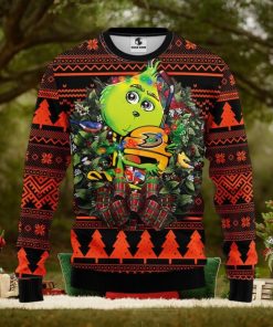 Anaheim Ducks Grinch Hug Christmas Ugly Sweater