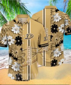 Anaheim Ducks NHL Floral Full Print Unisex Hawaiian Shirt