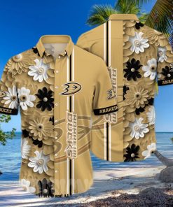 Anaheim Ducks NHL Floral Full Print Unisex Hawaiian Shirt