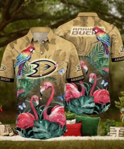 Anaheim Ducks NHL Flower Hawaiian Shirt Ideal Gift For Fans