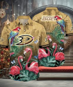 Anaheim Ducks NHL Flower Hawaiian Shirt Ideal Gift For Fans