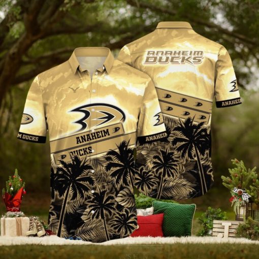 Anaheim Ducks NHL Flower Hawaiian Shirt Ideal Gift For Real Fans