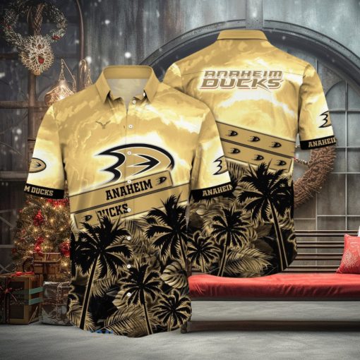 Anaheim Ducks NHL Flower Hawaiian Shirt Ideal Gift For Real Fans