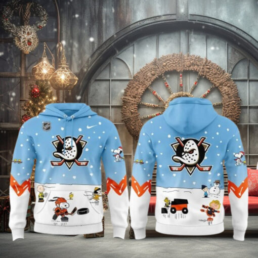 Anaheim Ducks Peanuts & Snoopy 2024 Limited Edition Hoodie