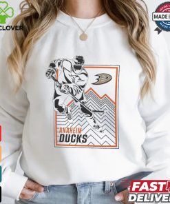 Anaheim Ducks Starter White Player Grid T Shirt 1 Anaheim Ducks Starter White Player Grid T Shirt