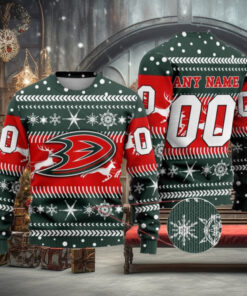 Anaheim Ducks Sweater Custom Ugly Sweater for Christmas Vacation
