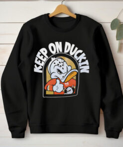 Anaheim Ducks hockey Keep On Duckin’ Pullover shirt