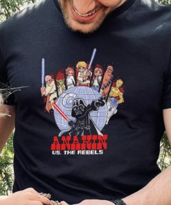 Anakin vs The Rebels Star Wars style of Scott Pilgrim vs The World shirt