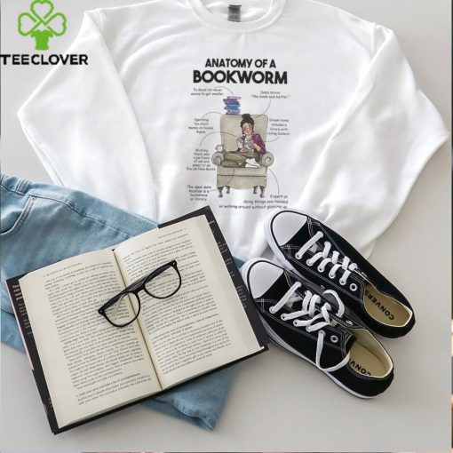 Anatomy of a bookworm hoodie, sweater, longsleeve, shirt v-neck, t-shirt