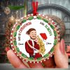 NFL Los Angeles Rams Football Xmas Gift Custom Name Christmas Football Ornament