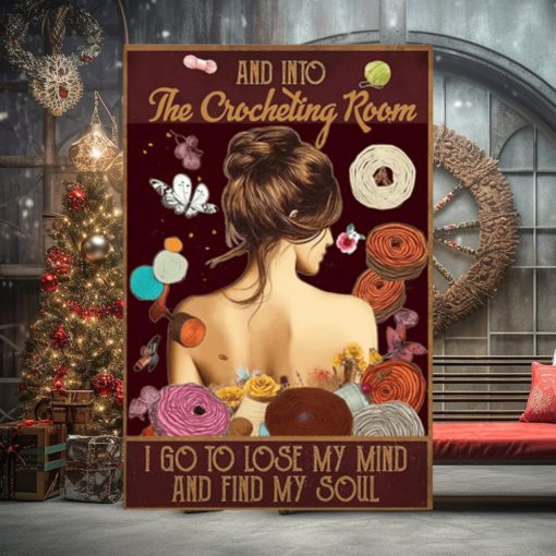 And Into The Crocheting Room Poster