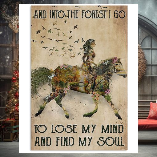 And Into The Forest I Go To Lose My Mind Vertical Poster