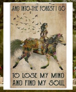 And Into The Forest I Go To Lose My Mind Vertical Poster