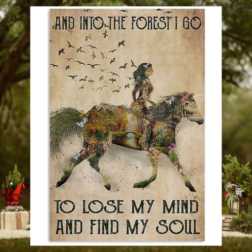 And Into The Forest I Go To Lose My Mind Vertical Poster