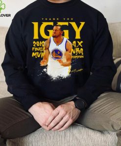 Andre Iguodala Golden State Warriors thank you Iggy 4x NBA Champion signature shirt