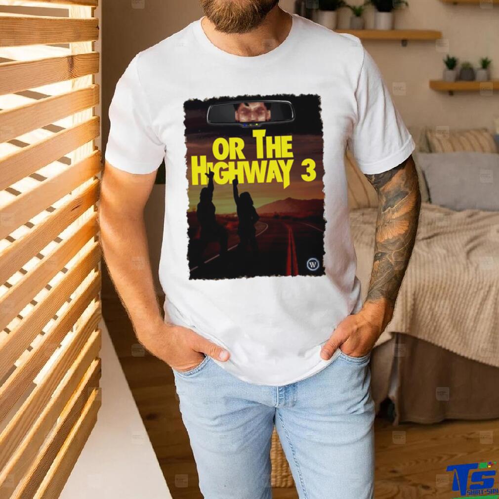 Andrew Everett W3 or the Highway 3 cartoon shirt Andrew Everett W3 or the Highway 3 cartoon shirt