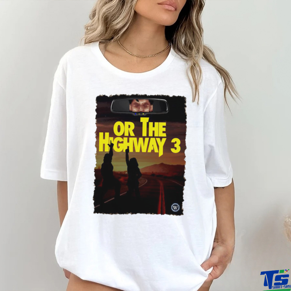 Andrew Everett W3 or the Highway 3 cartoon shirt Andrew Everett W3 or the Highway 3 cartoon shirt