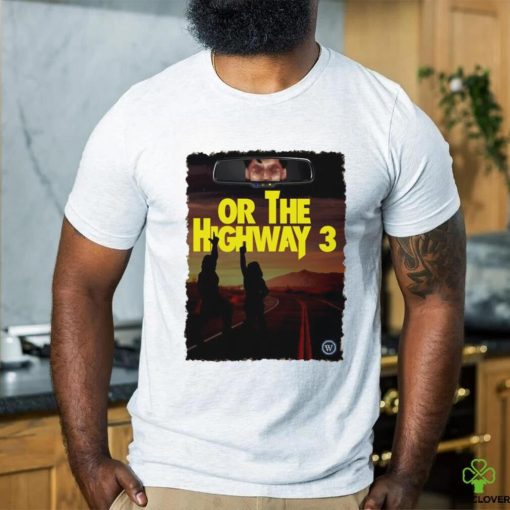 Andrew Everett W3 or the Highway 3 cartoon shirt