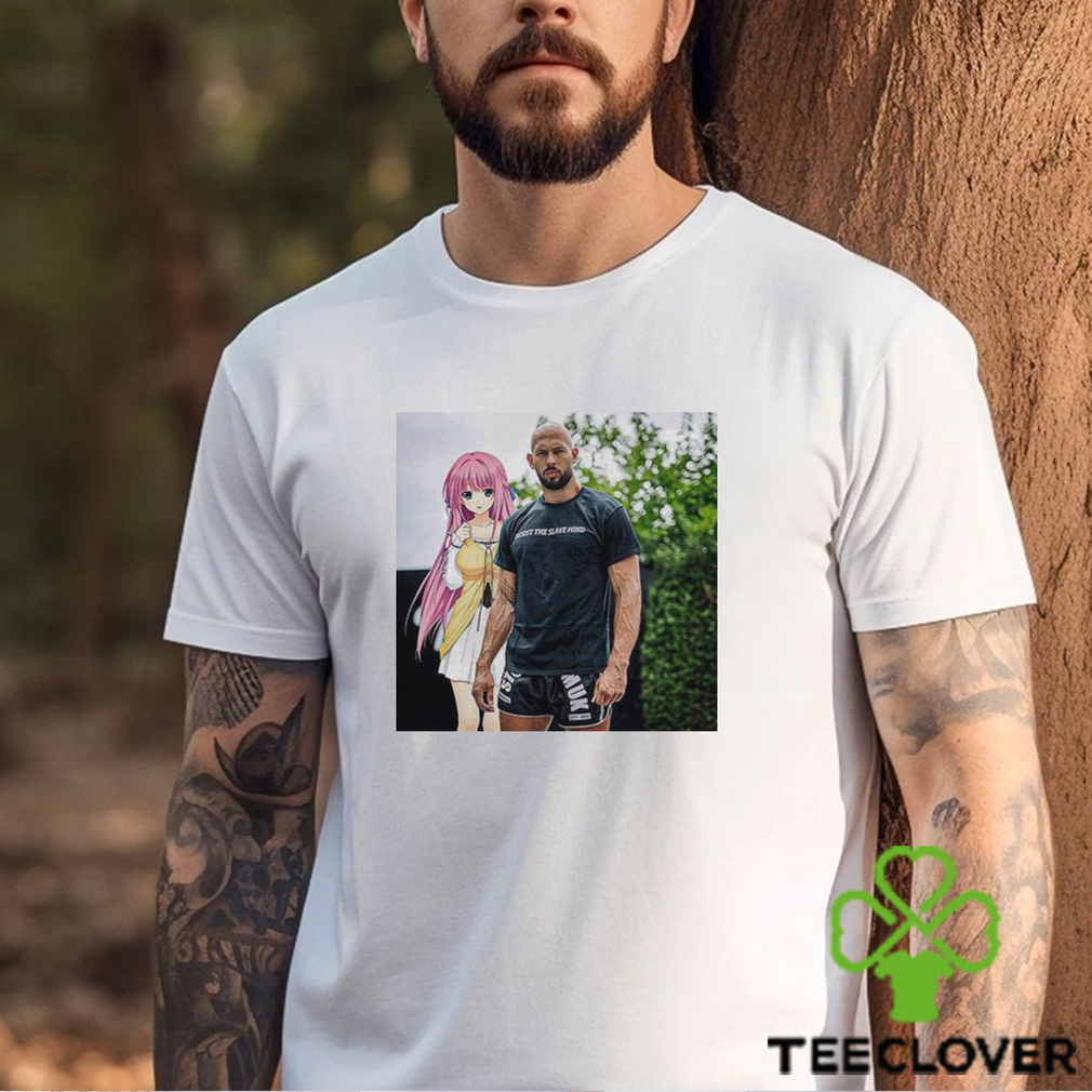 Andrew Tate GM With Anime Girl T Shirt Andrew Tate GM With Anime Girl T Shirt