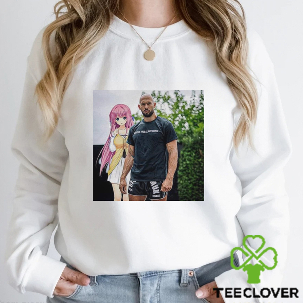 Andrew Tate GM With Anime Girl T Shirt Andrew Tate GM With Anime Girl T Shirt