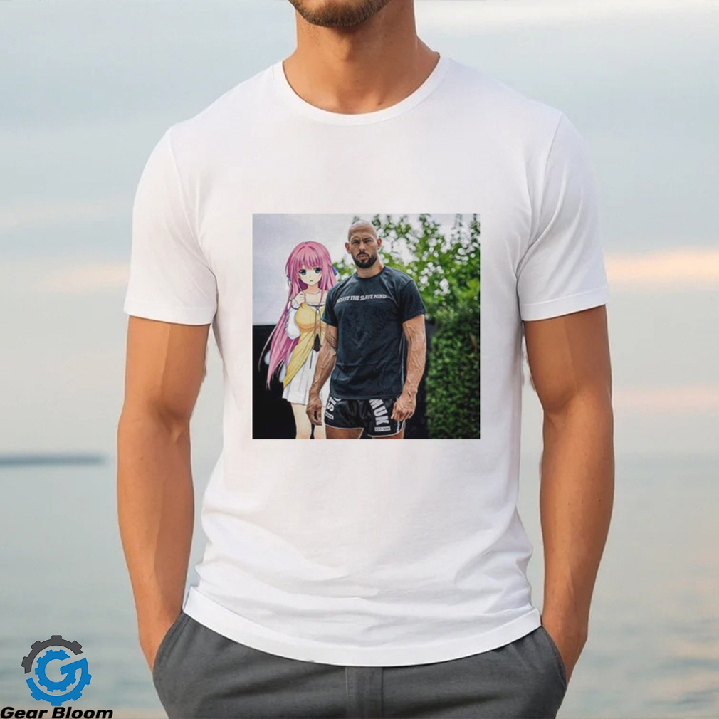 Andrew Tate GM With Anime Girl T Shirt Andrew Tate GM With Anime Girl T Shirt