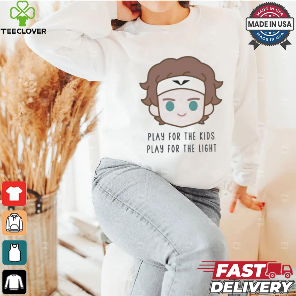Andrey Rublev Play For The Kids Play For The Light T shirt Andrey Rublev Play For The Kids Play For The Light T shirt