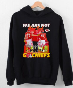 Andy Reid Travis Kelce Patrick Mahomes we are not going back go Chiefs signatures shirt