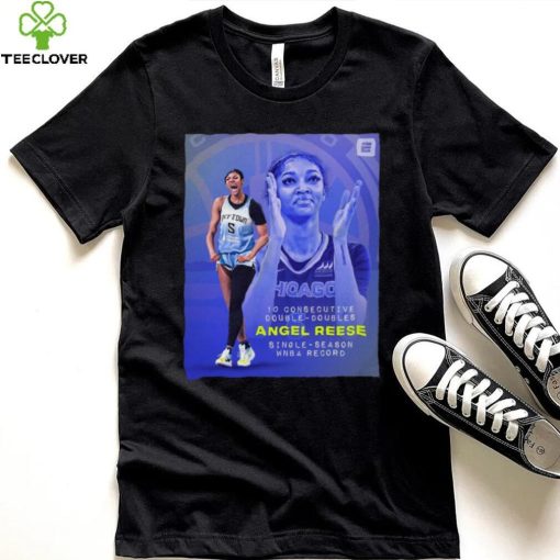 Angel Reese 10 Consecutive Double Doubles Single Season Wnba Record Shirt