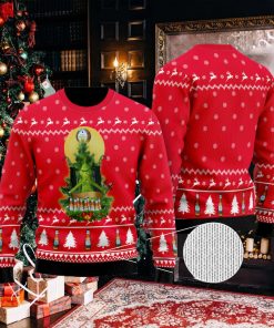 Angry Orchard Grinch Snow Ugly Christmas Sweater