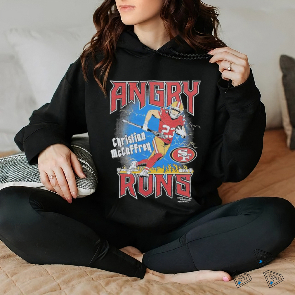 Angry Runs 49ers Christian Mccaffrey Shirt, hoodie, longsleeve, sweatshirt,  v-neck tee