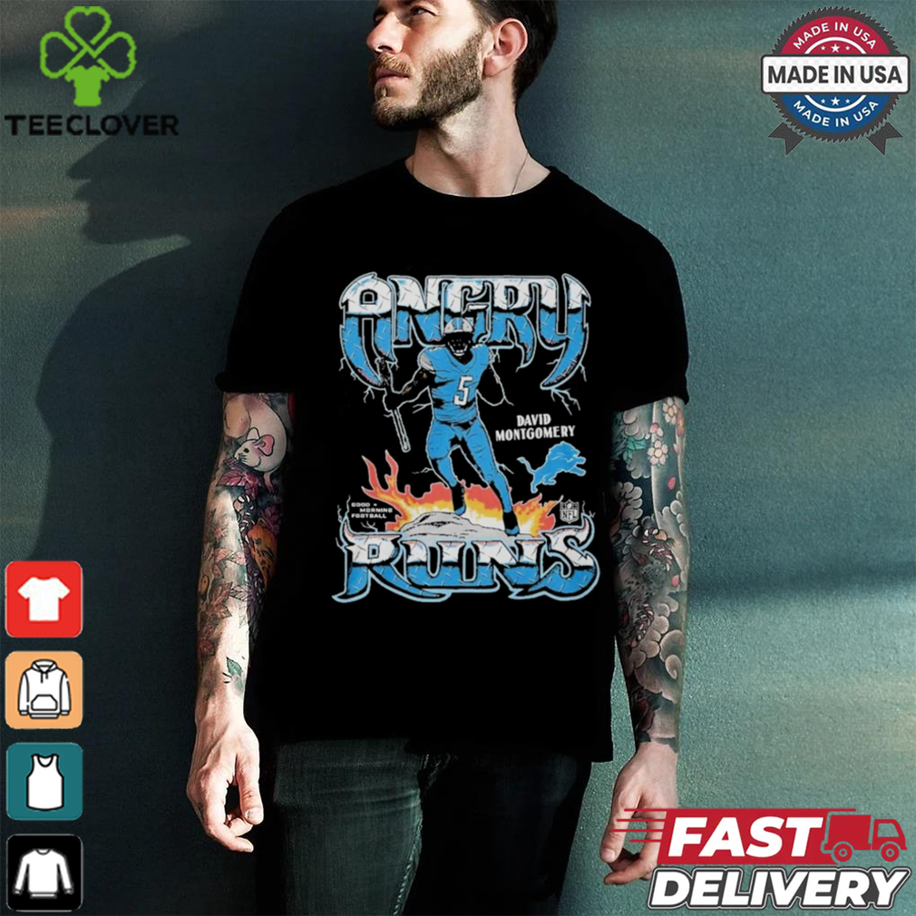 Angry Runs Lions David Montgomery 2024 Shirt Angry Runs Lions David Montgomery 2024 Shirt