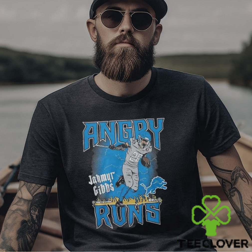 Angry Runs Lions Jahmyr Gibbs Shirt Angry Runs Lions Jahmyr Gibbs Shirt
