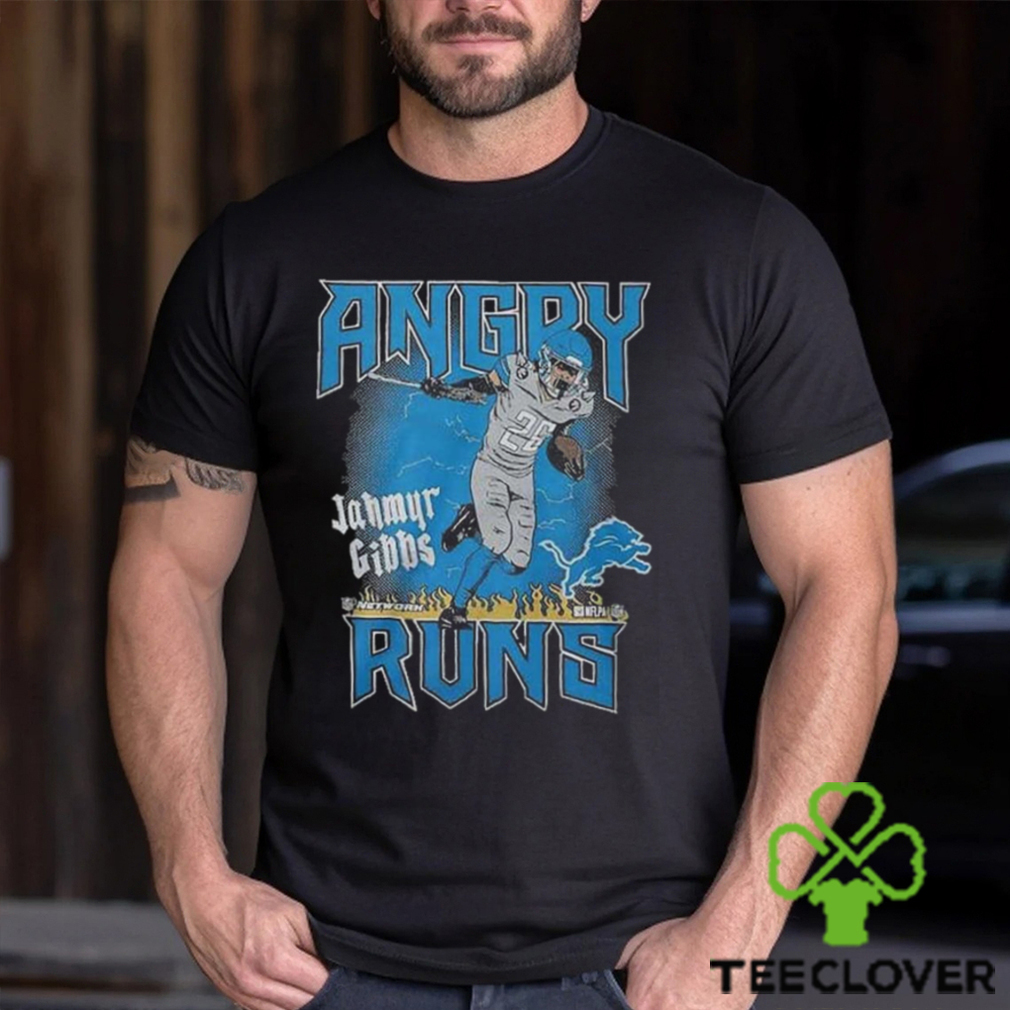 Angry Runs Lions Jahmyr Gibbs Shirt Angry Runs Lions Jahmyr Gibbs Shirt