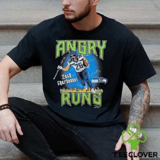 Angry Runs Seattle Seahawks Zach Charbonnet Shirt