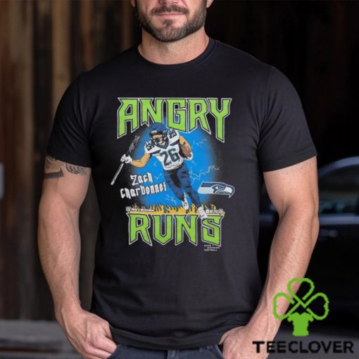 Angry Runs Seattle Seahawks Zach Charbonnet Shirt