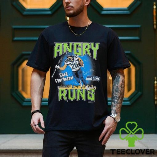 Angry Runs Seattle Seahawks Zach Charbonnet Shirt