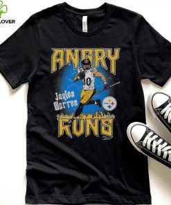 Angry Runs Steelers Jaylen Warren Retro GMF Kyle Brandt T Shirt