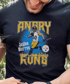 Angry Runs Steelers Jaylen Warren Retro GMF Kyle Brandt T Shirt