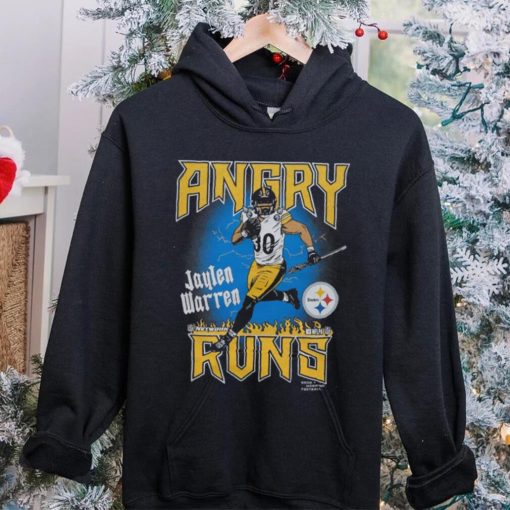 Angry Runs Steelers Jaylen Warren Retro GMF Kyle Brandt T Shirt