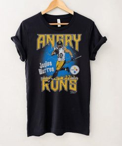 Angry Runs Steelers Jaylen Warren Retro GMF Kyle Brandt T Shirt