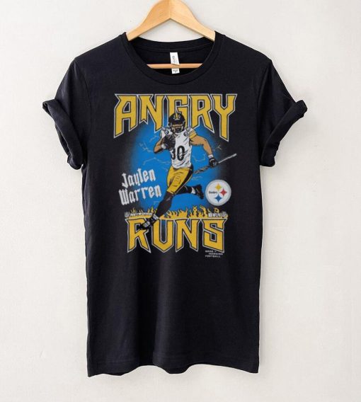 Angry Runs Steelers Jaylen Warren Retro GMF Kyle Brandt T Shirt