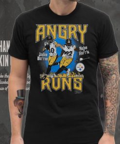 Angry Runs Steelers Warren And Harris Retro GMF Kyle Brandt T Shirt