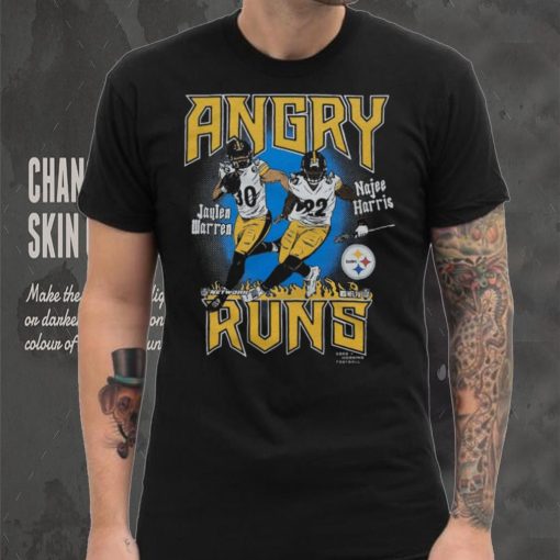 Angry Runs Steelers Warren And Harris Retro GMF Kyle Brandt T Shirt