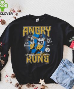 Angry Runs Steelers Warren And Harris Retro GMF Kyle Brandt T Shirt