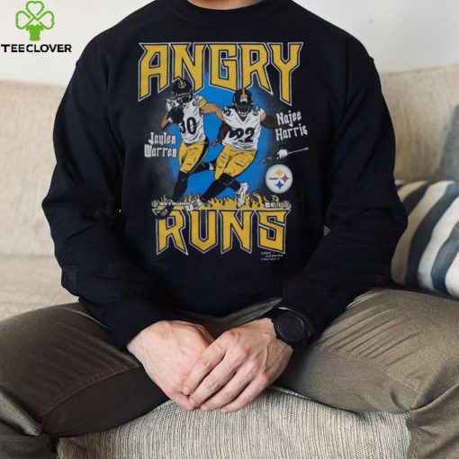 Angry Runs Steelers Warren And Harris Retro GMF Kyle Brandt T Shirt