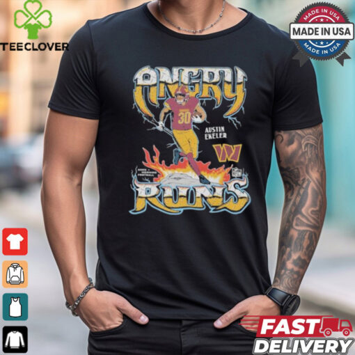 Angry Runs Washington Commanders Austin Ekeler 2024 Shirt