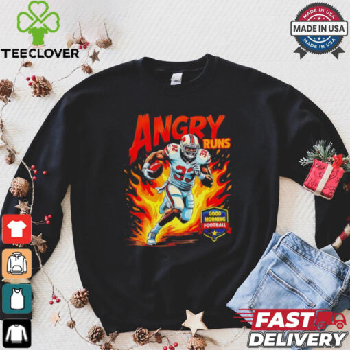 Angry Runs good morning football hoodie, sweater, longsleeve, shirt v-neck, t-shirt